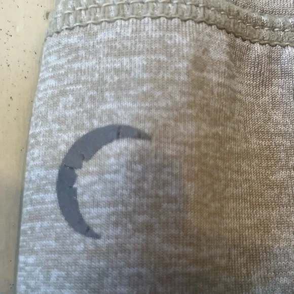 NWOT Zyia XXL Lounge Pants Oatmeal Color, Crop - Picture 6 of 7